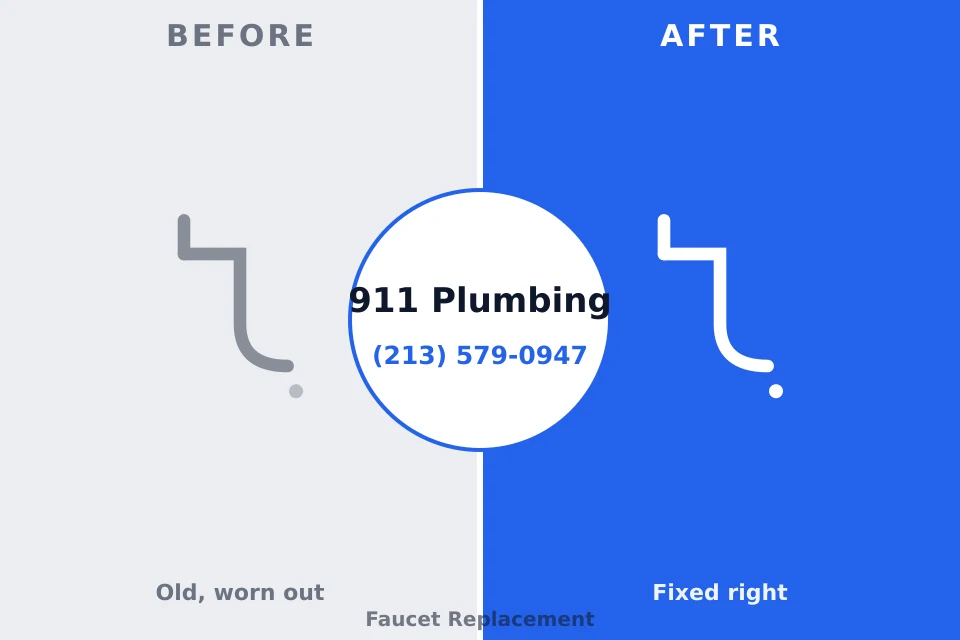 Before and after: plumbing company Bear Creek Ranch, TX